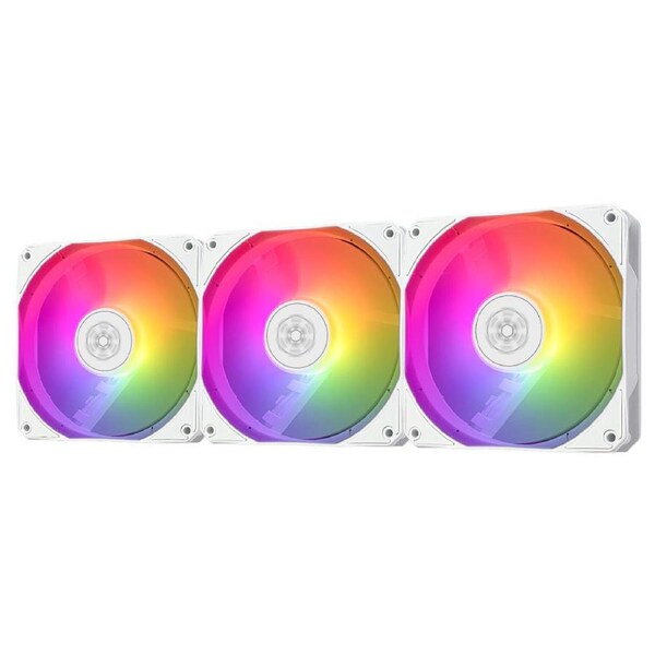 SilverStone Air Nexus 120 ARGB PWM Fan White 3 Pack