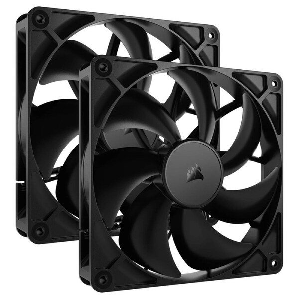 Corsair RS140 140mm PWM Fans Dual Pack Black