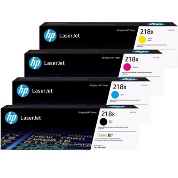 HP 218X / W2180X BK, C, M, Y Set of 4 Colour Laser Toners