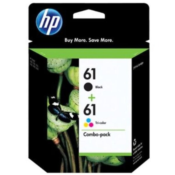 HP No 61 Black / Colour Inkjet Cartridges - Twin Pack