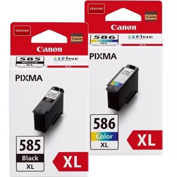 Canon PG-585XL / CL-586XL Inkjet Cartridges - Twin Pack