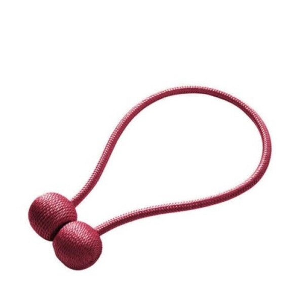 2pcs Magnetic Ball Curtain Tiebacks Hooks Wine