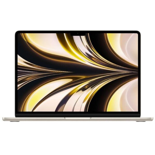 MacBook Air 13.6-inch (2022) - Apple M2 Chip: 8-Core CPU/8-Core GPU - 256GB - Starlight - 8GB RAM - Refurbished (Premium Condition)