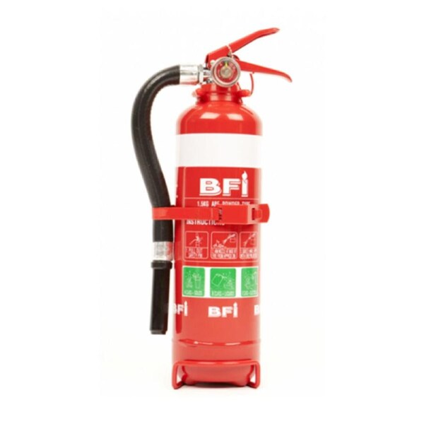 BF Fire Extinguisher 1.5kg Abe Portable Dry Chemical Powder For Car/Office/Home