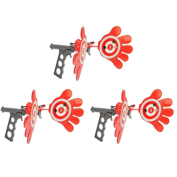 3PK MDI The Fly Slapper Novelty Handheld Fly Swatter/Catcher Gun Toy 39x17cm