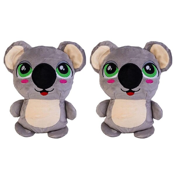 2PK Outback Mates Expandimal Soft & Cuddly Plush Toy Sydney 10x22cm Koala 3y+