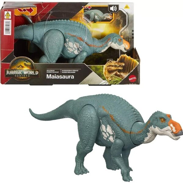 Jurassic World Rebirth Wild Roar Maiasaura Dinosaur Toy