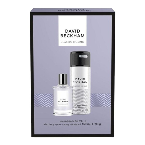 David Beckham Classic Homme Edt 50Ml & Deodorant Spray 150Ml Set