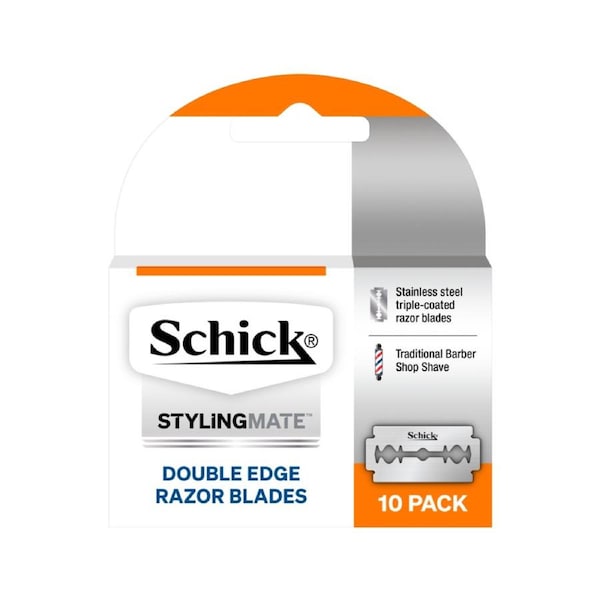 Schick Styling Mate Double Edge Safety Razor Blades 10 Pack