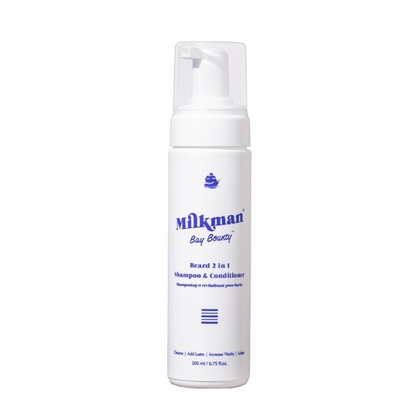 Milkman 2 In 1 Beard Shampoo & Conditioner - Bay Bounty 200Ml