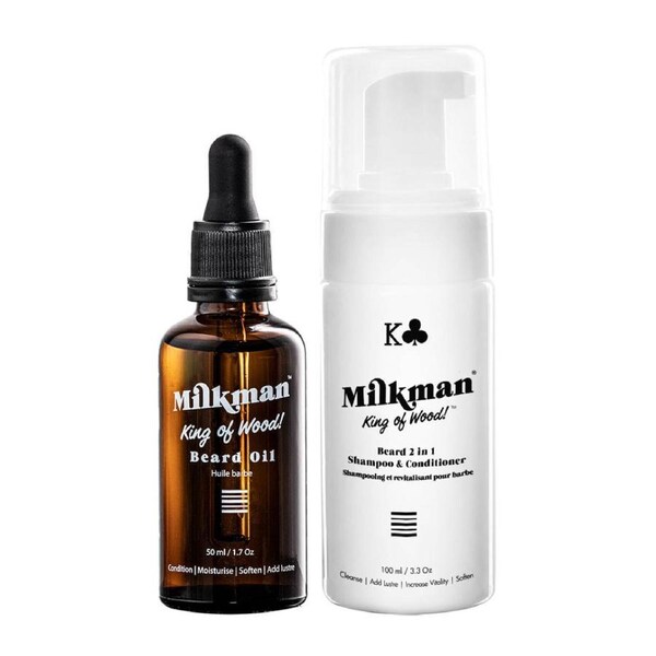 Milkman Beard Care Twin Pack - King Of Wood