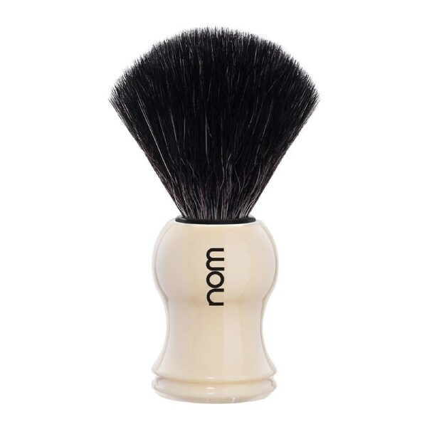 Muhle Nom Gustav Black Fibre Shaving Brush - Cream