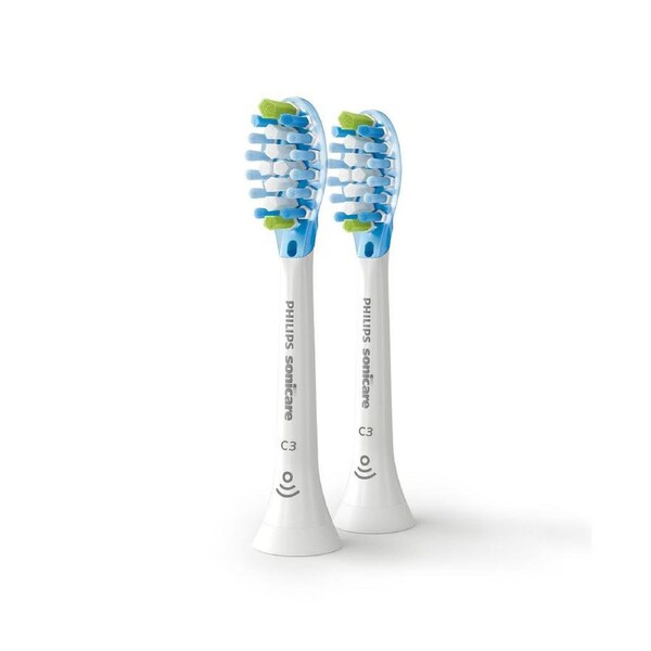 Philips Sonicare C3 Premium Plaque Defence White Toothbrush Heads - 2 Pack