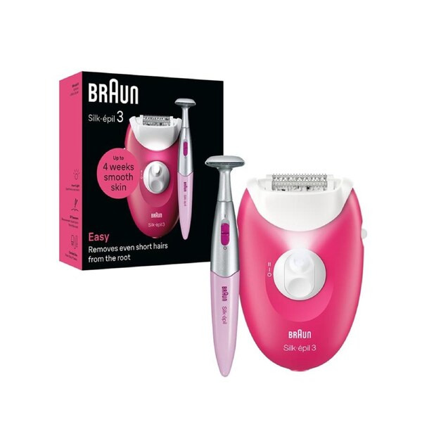 Braun Silk-Épil 3 Corded Epilator With Bikini Trimmer