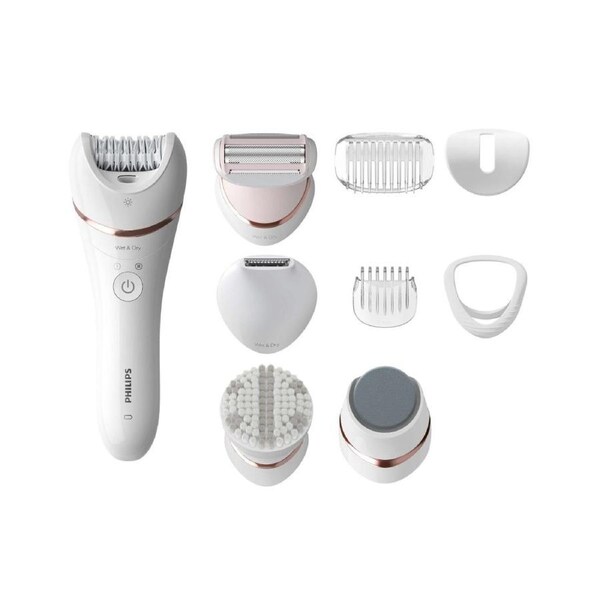 Philips Series 8000 Epilator With 9 Accessories