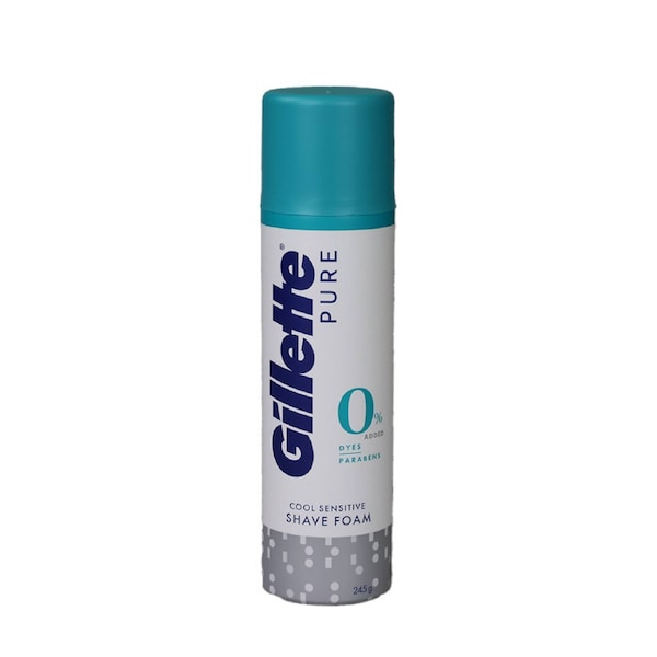 Gillette Pure Soothing Shave Foam White Aloe 245G