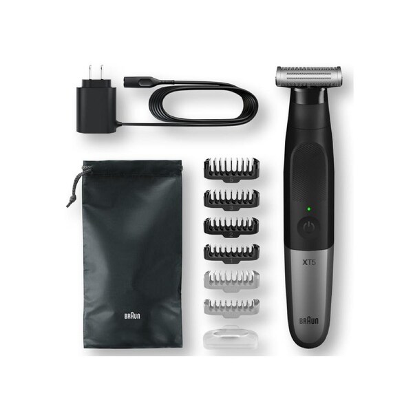 Braun Series X Wet & Dry All-In-One Groomer With 6 Attachments & Travel Pouch