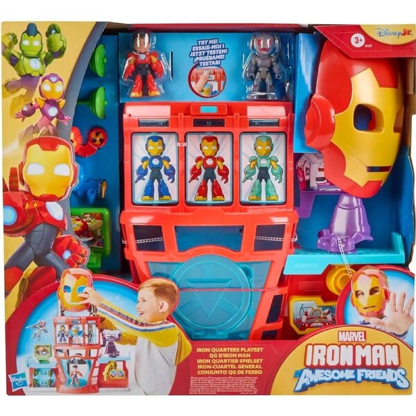 Marvel - Iron Man and his Awesome Friends Electronic Iron Quarters Playset