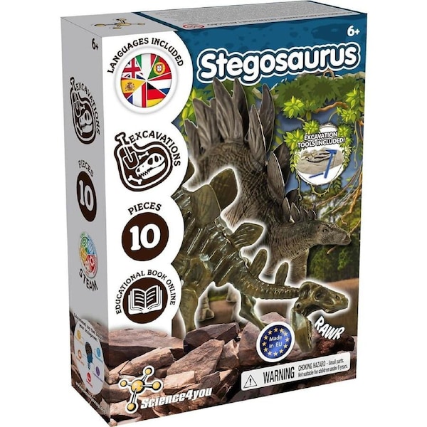 Science4You - Stegosaurus Fossil Excavation Kit