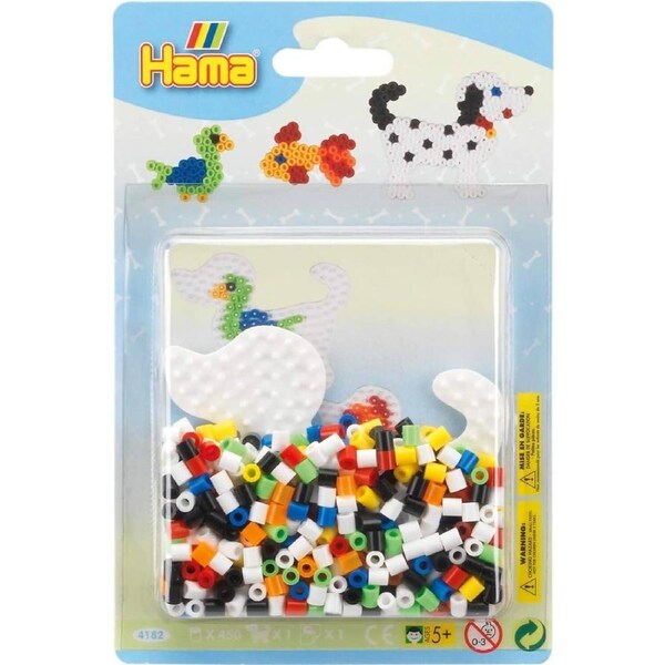 Hama - Hama Beads Small Blister Pack White Dog 450 Beads