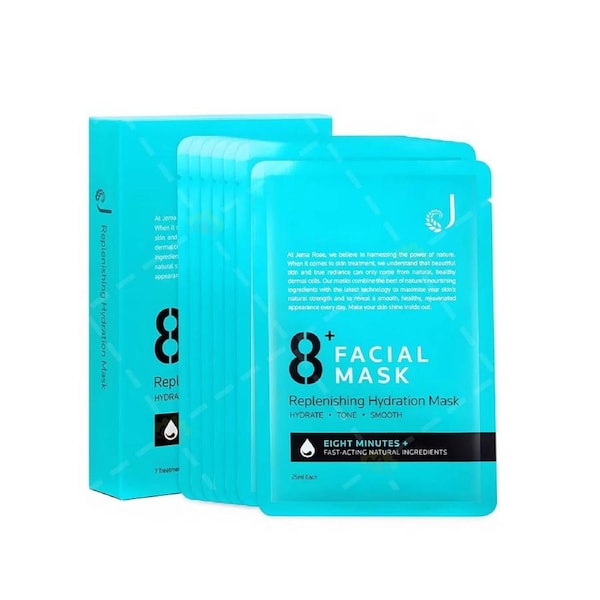 Jema Rose-8+ Minute Replenishing Hydration Mask 7x25ml