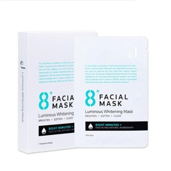 Jema Rose 8+ Facial Mask White 7Pcs
