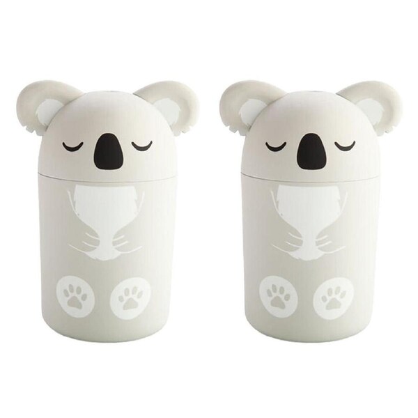 2PK Lil Dreamers Humidifier Koala 75x133mm Home/Bedroom USB Portable Mist Grey
