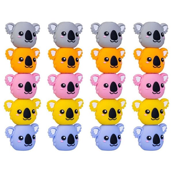 4PK Outback Mates Stackable Highlighters Writing Stationery Marker Koala Assort