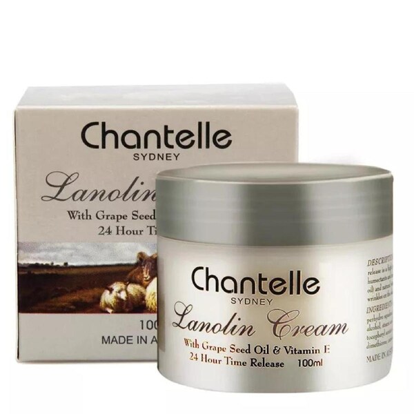 Chantelle Lanolin Cream with Grape Seed Oil & Vitamin E 100ml