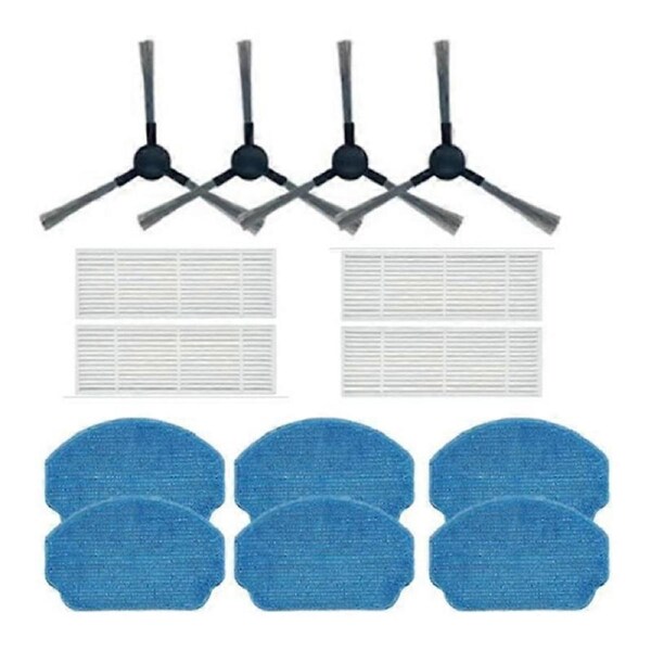 JOYBUY 4PCS Filter Side Brush Mop Cloth for BR150 BR151/ BR150 BR151 / BR150 BR151 Robot Vacuum Cleaner