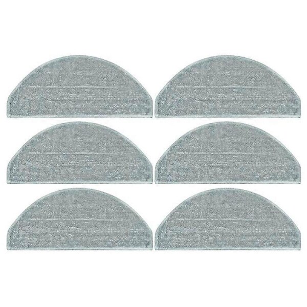 JOYBUY 6PCS Replacement Parts Mop Cloth for Robot Vacuum E10 E12 B112 Vacuum Accessories Washable Mopping Cloth