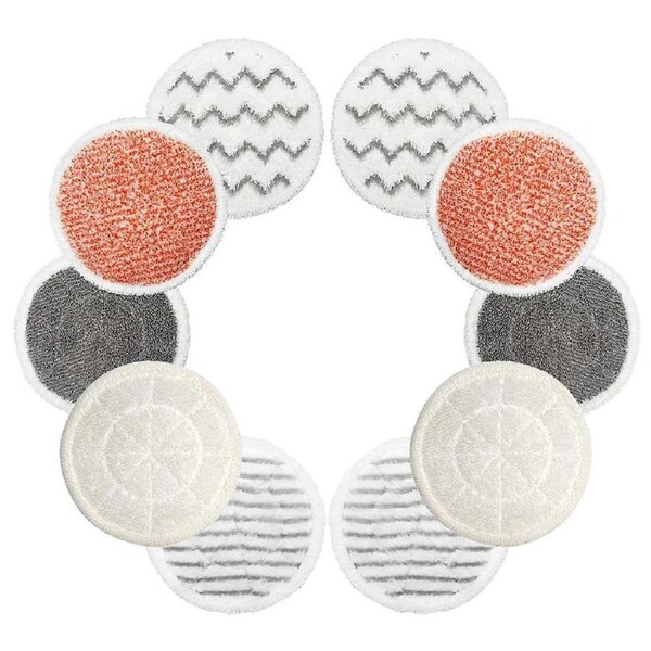 JOYBUY 10PCS Mop Pads for S7000 S7001TGT S7005 S7020 Series Steam Mop Pad Replacement Steam Mop Pad for Ha