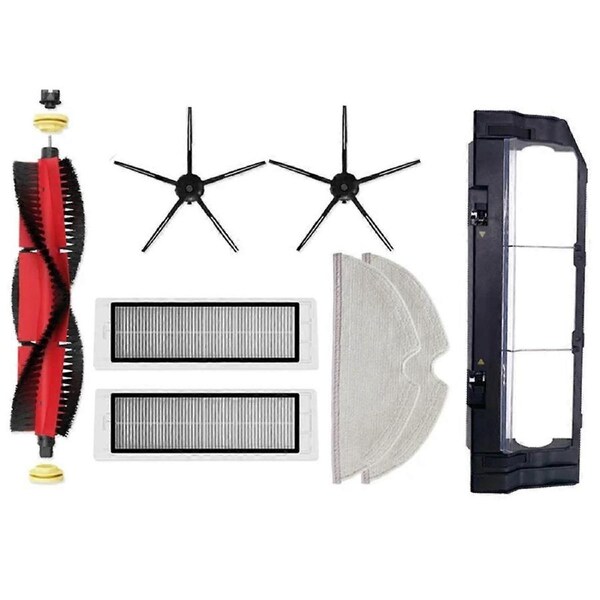 JOYBUY Hepa Filter Mop for S5 S502-00 S502-02 S5 Max S6 S6 MaxV S6 Pure E4 E5 Robot Vacuum Parts Main Side