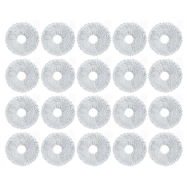 JOYBUY 20PCS Mop Rag for Dream Bot L10S Pro L10S Ultra L20 Ultra X20 Pro X30 X30 Pro L30 Ultra S10 / S10 P