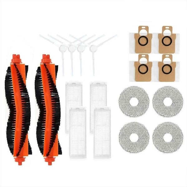 JOYBUY For M30 Pro Accessories Mop Cloth Dust Bag Hepa Filter Main Side Brush Replacement Spare Parts