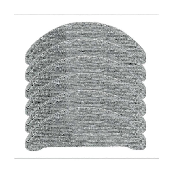 JOYBUY 6Pcs Mop Cloth Replacement Accessories for EVE Plus for Xclea H30 / H40 / PLUS QYSDJ01 Robot Vacuum