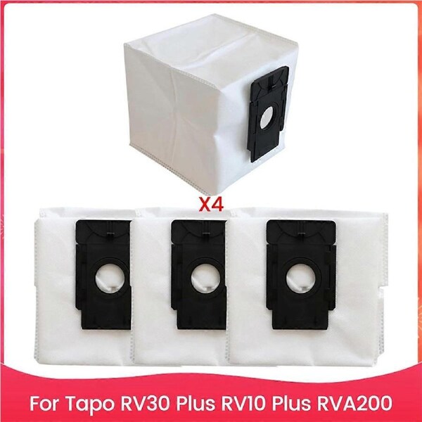 JOYBUY Vacuum Cleaner Bags Replacement for Tapo RV30 Plus RV10 Plus RVA200 Robot Vacuum Parts Large Capacit