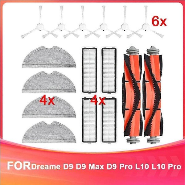 Set Di Ruote Motrici Per Robot Aspirapolvere Dreame D9, D9 Max, L9, L10 Pro – Sinistra E Destra, Con Rivestimento In Gomma E Motore Integrato