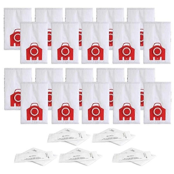 JOYBUY 20Pack Replacement FJM 3D Efficiency Dust Bag for S200,S300,S600,S4 S6 Compact C2 C1 Serie Canister