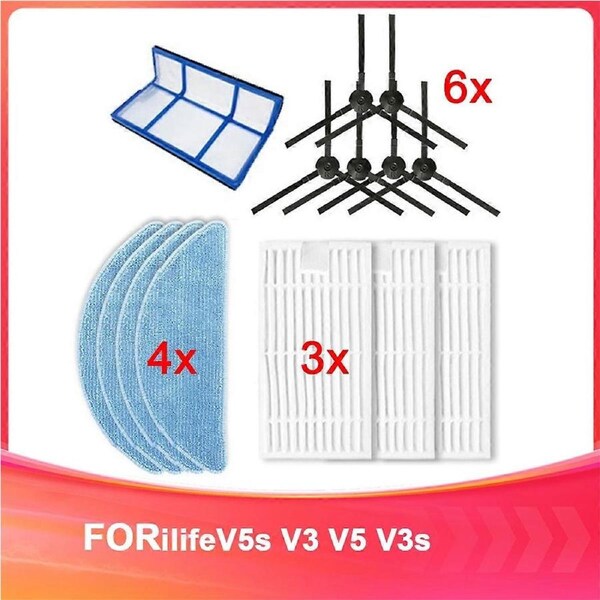 JOYBUY For IlifeV5s V3 V5 V3s Robot Vacuum Cleaner Accessories Replacement Supplies