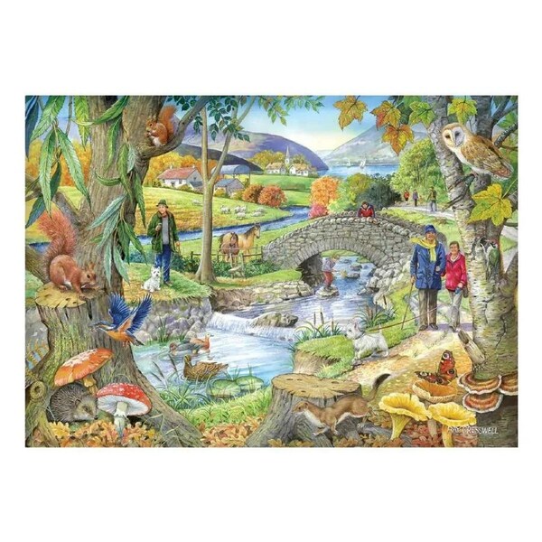 House of Puzzles - Riverside Walk Large Piece Puzzle 250pc