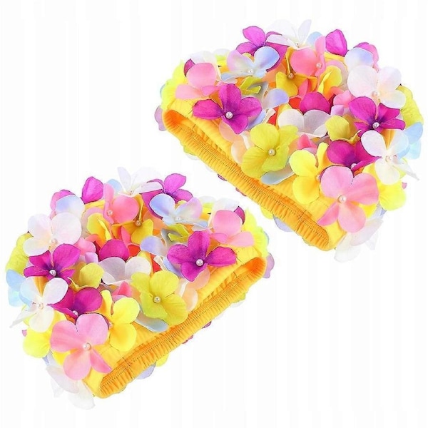Shower Cap Swimming Flower Bathing Caps