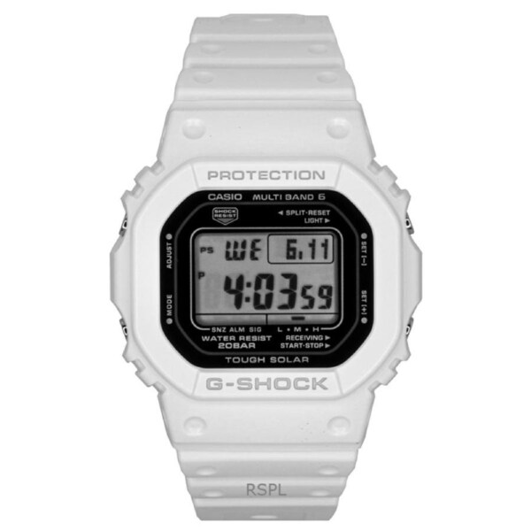 Casio G-SHOCK GW-5000HS-7 Radio Controlled Mens Watch Shock Resist Multiband 6 World Time Alarm Timer Tough Solar 200M