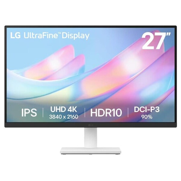 LG Ultrafine 27US500 27" 4K UHD IPS HDR10 Borderless Monitor - White [27US500-W]