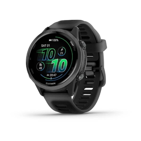Garmin Forerunner 570 - 42mm Slate Grey Aluminum with Translucent Black/Black Band