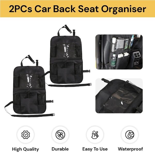 2PCs Car Back Seat Organizer