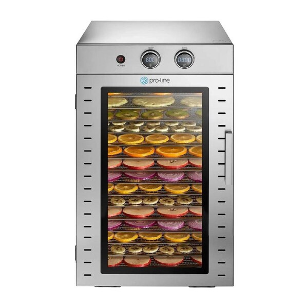 Pro-Line 16 Tray 52L Capacity Stainless Steel Dehydrator