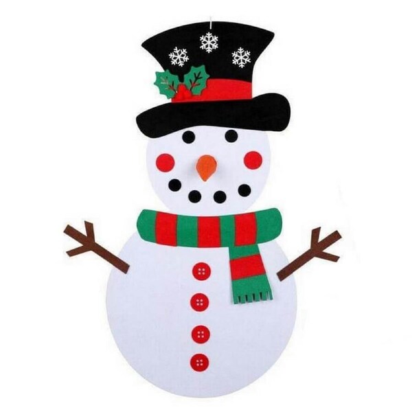 Felt Christmas Snowman Kit 21pk