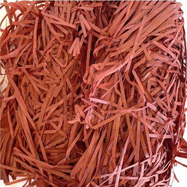 Burgundy Red Shredded Tissue Paper 50g