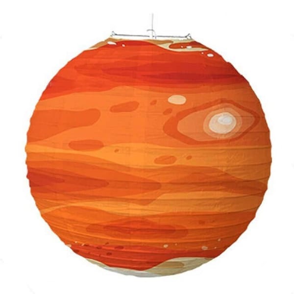 Solar System Rice Paper Lantern - Planet Mars